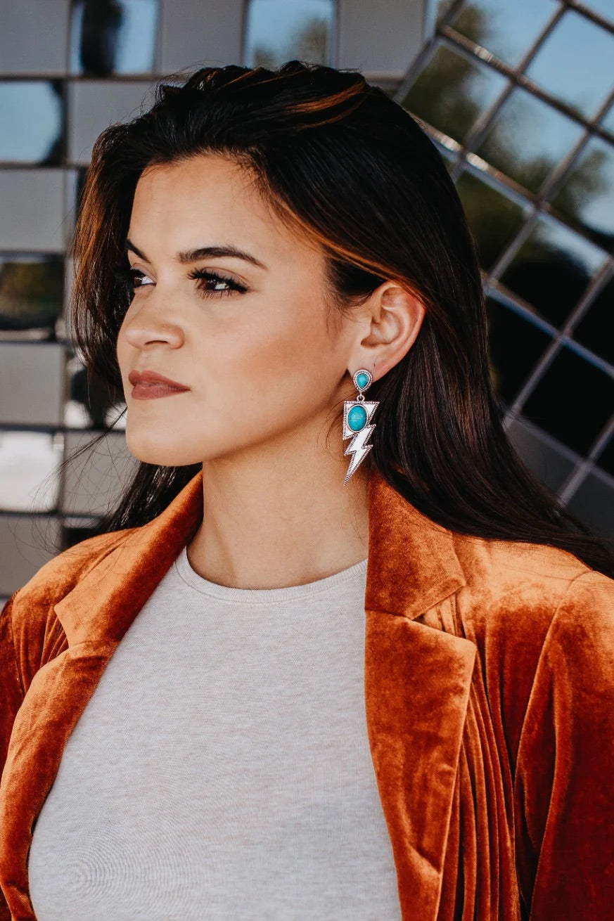 Show Stopper Lightning Bolt Earring