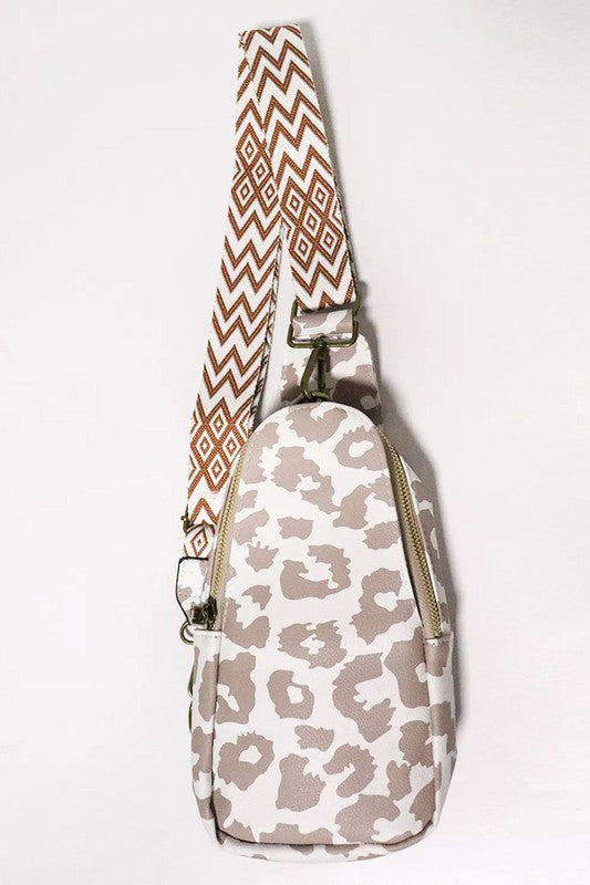 Leopard Crossbody Sling Bag
